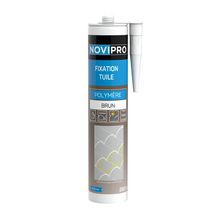 Mastic de fixation tuile - brun - cartouche de 290 ml
