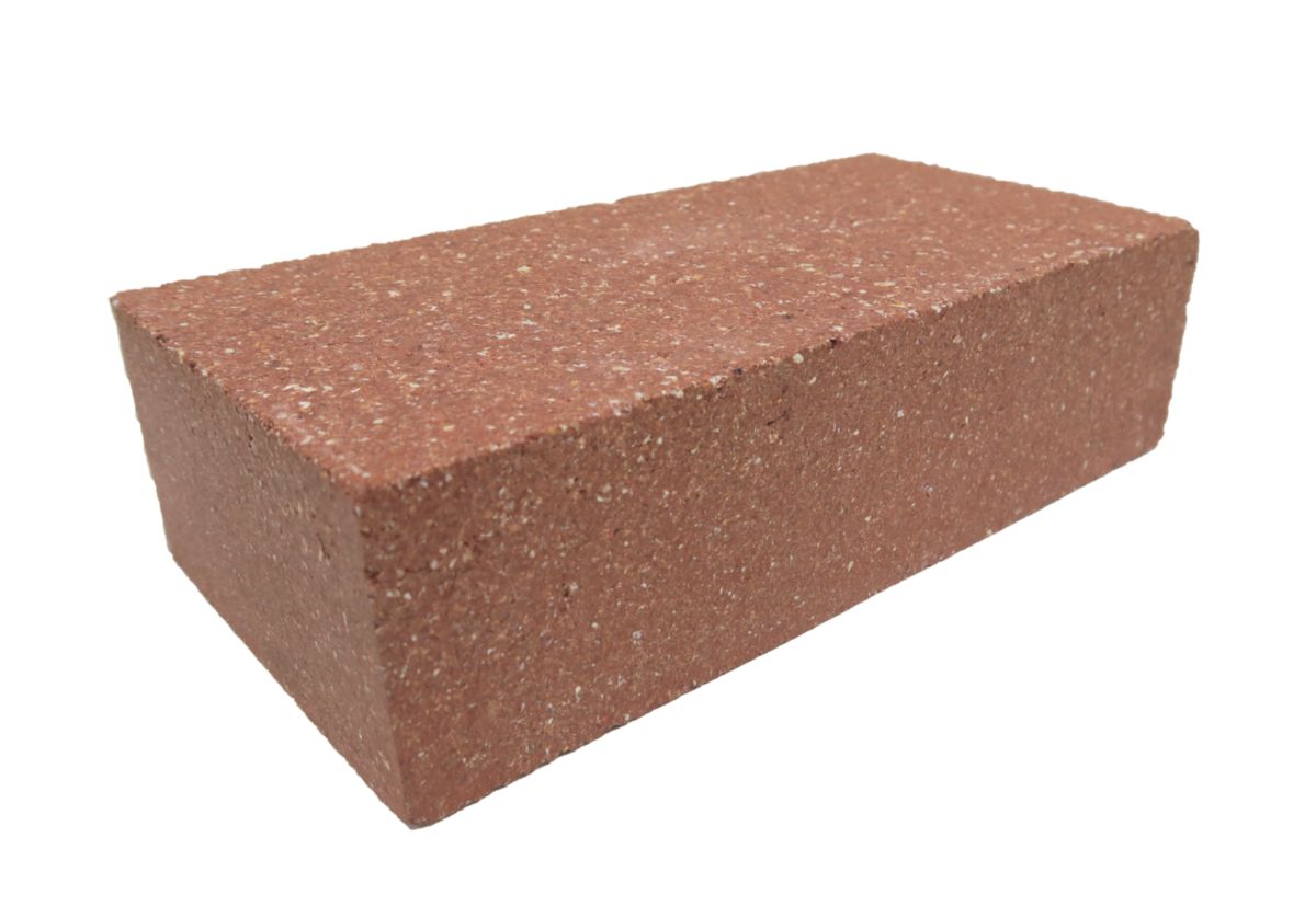 Brique réfractaire droite pressée rouge flammé 22 x 11 x 6 cm BIO
