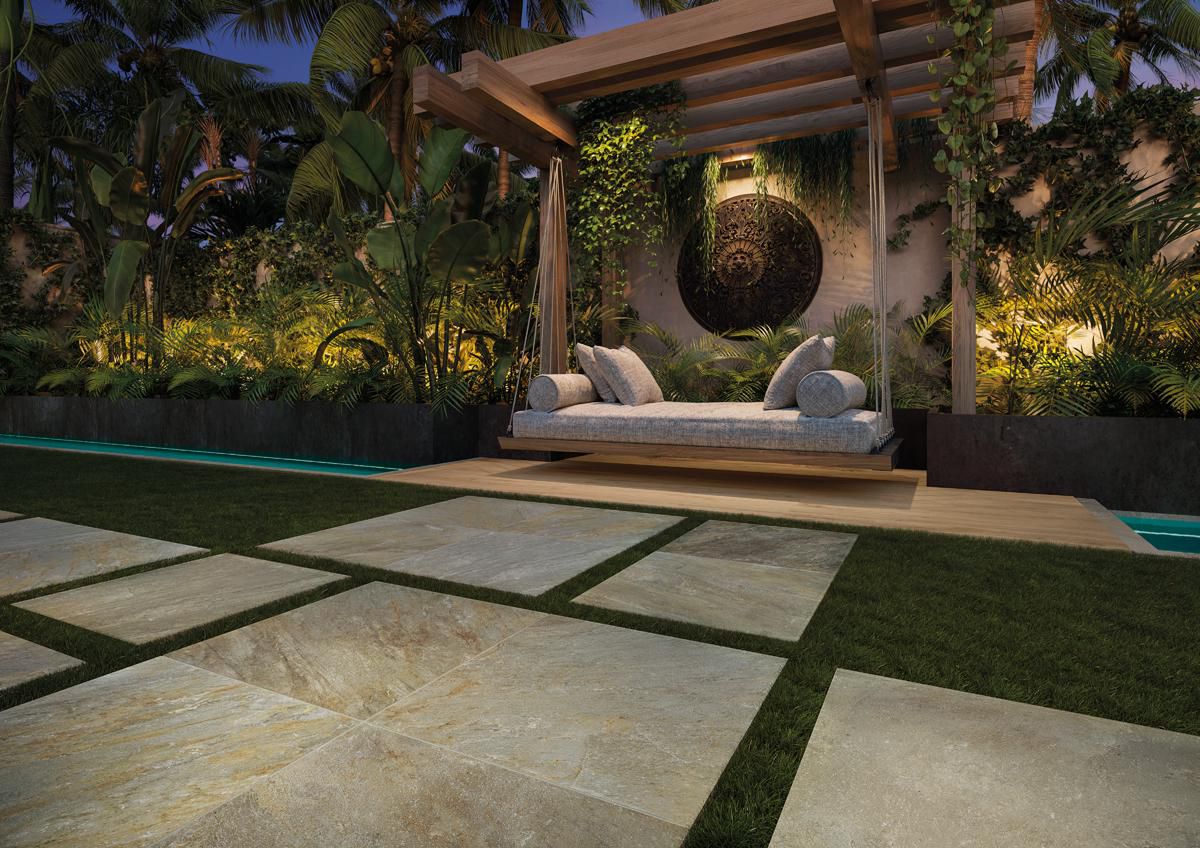 Carrelage extérieur Zéphyr Outdoor Plus - grès cérame rectifié - ton grey - 60x60 cm - ép. 20 mm