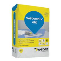 Enduit de ragréage autolissant weberniv elit - sac de 25 kg