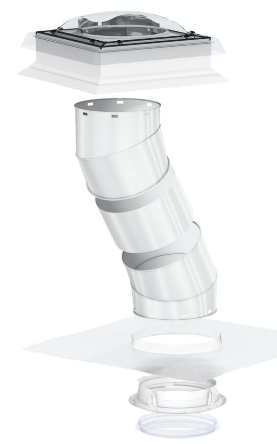 Conduit de lumière rigide Sun Tunnel TCR 0010 by Lovegrove pose sur ...