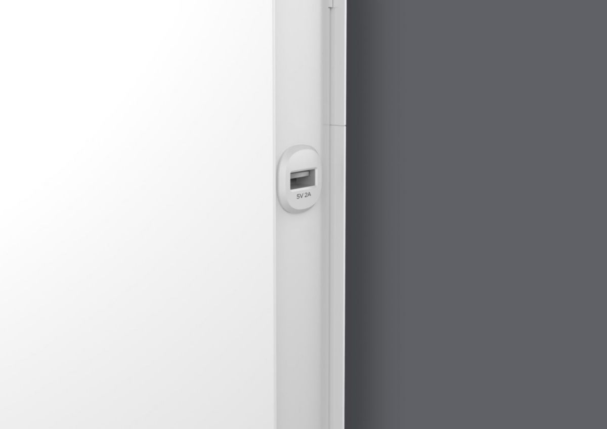 Radiateur chaleur douce Equateur 4 - vertical blanc granit - 1500 W ...