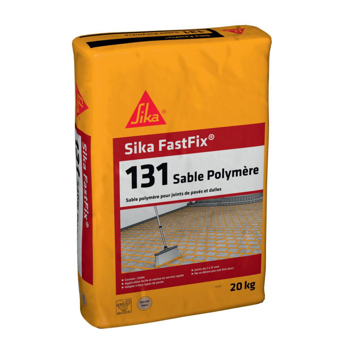 Mortier de jointement pour pavés Sika Fastfix 131 - sac de 20 kg