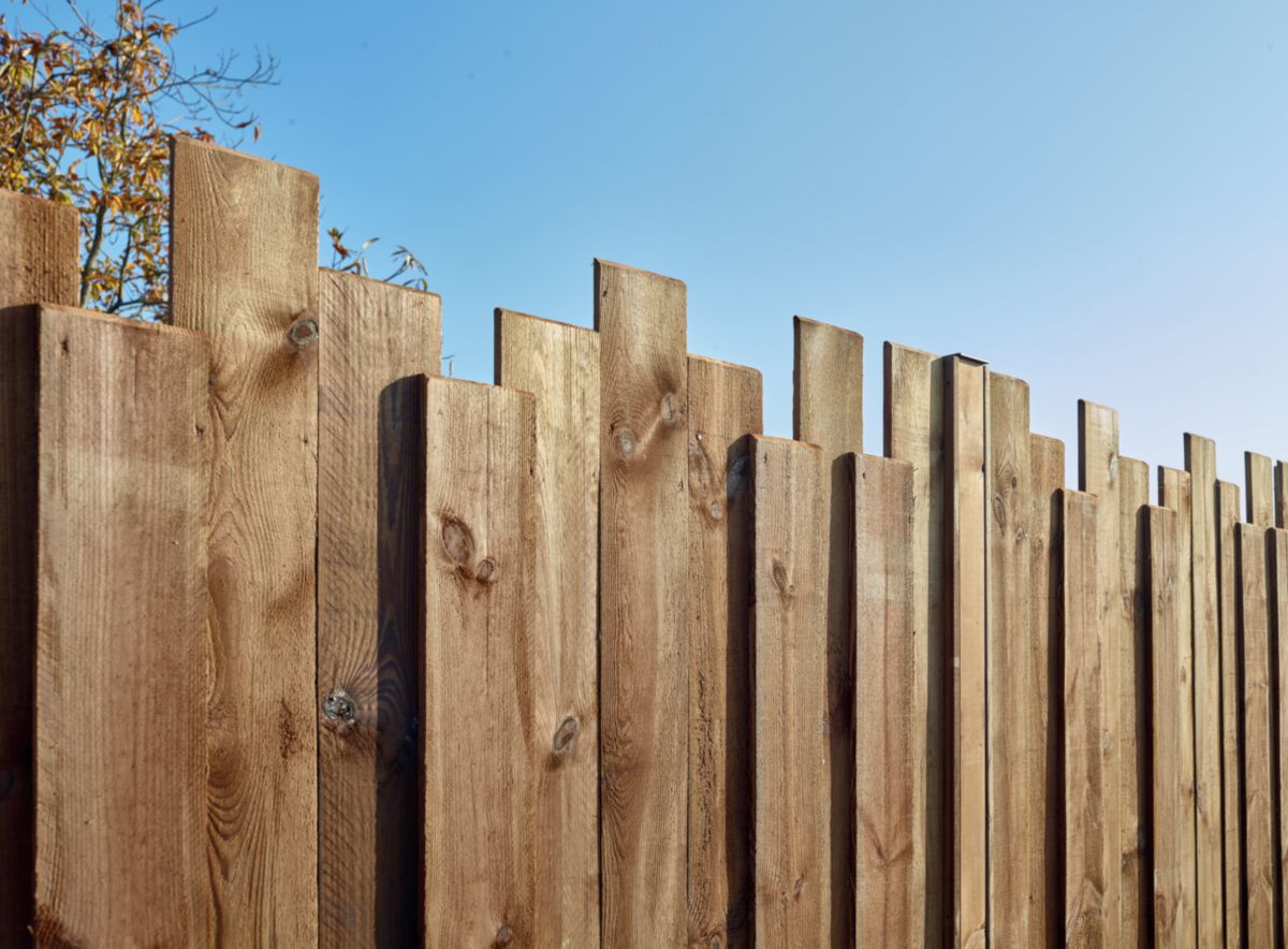Panneau brise-vue pin du nord Jeremy - traité classe 4 marron - H. 1,8/