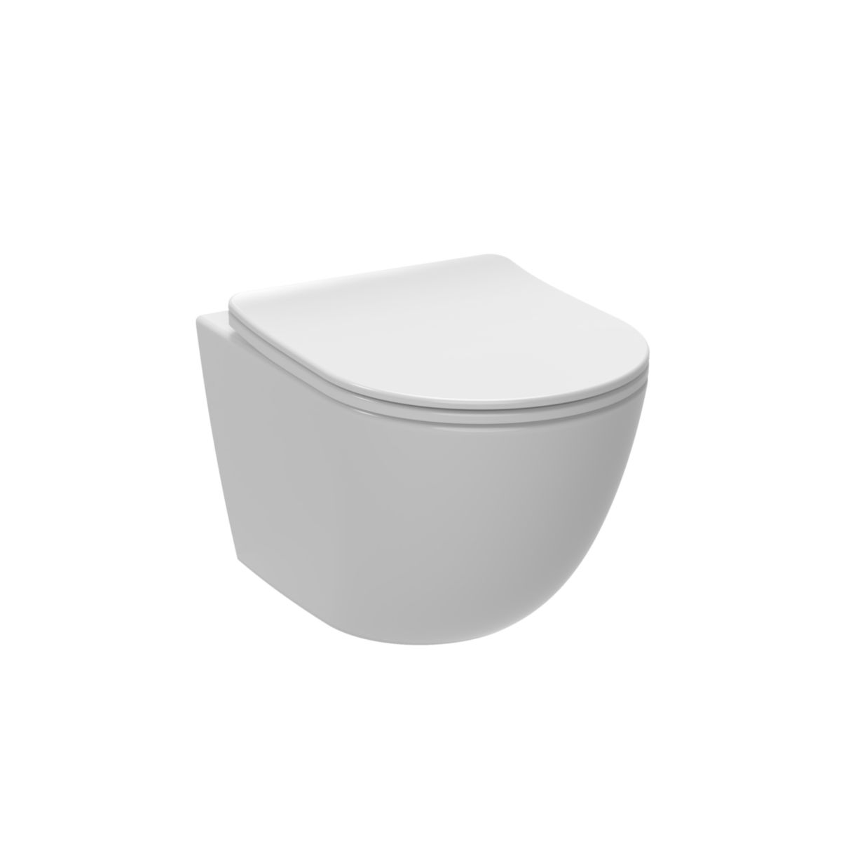 Pack WC suspendu Alterna Daily O court sans bride avec abattant