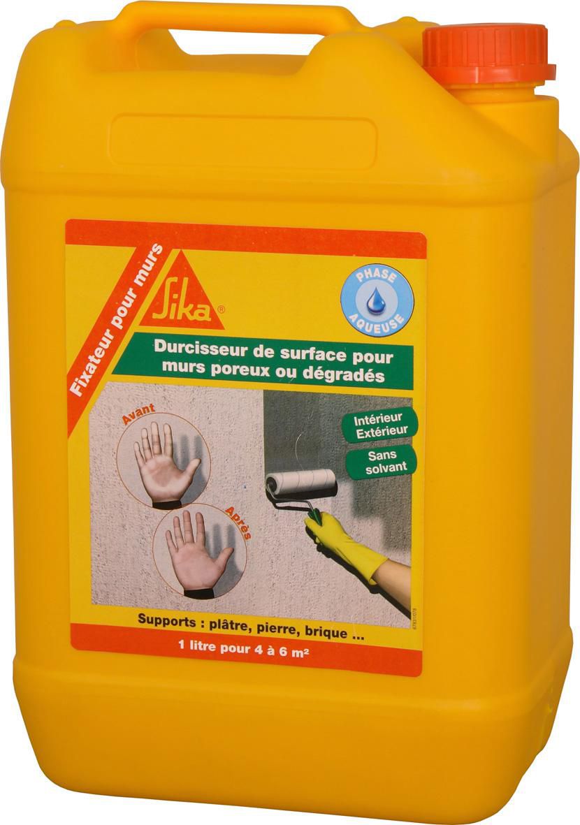 Fixateur pour murs poreux ou dégradés bidon de 5 l SIKA Fixateur pour murs poreux ou dégradés bidon de 5 l SIKA