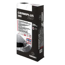 Mortier colle Cermiplus sans poussière blanc sac de 25kg 0003191801