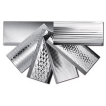 Barre de seuil adhésivée Presto inox déco Brossé L. 83 cm l. 30 mm