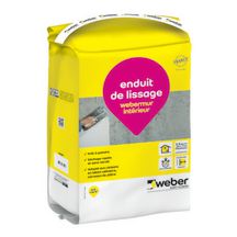 Enduit de lissage webermur intérieur - sac de 4 kg