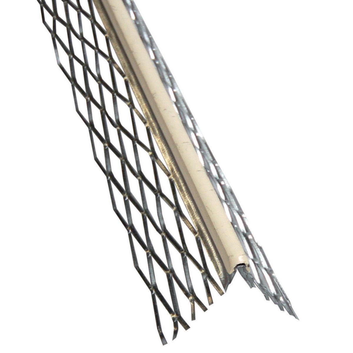Baguette D Angle Plan De Travail Baguette d'angle en V déployée avec jonc PVC - blanc - L. 3 m - aile 45