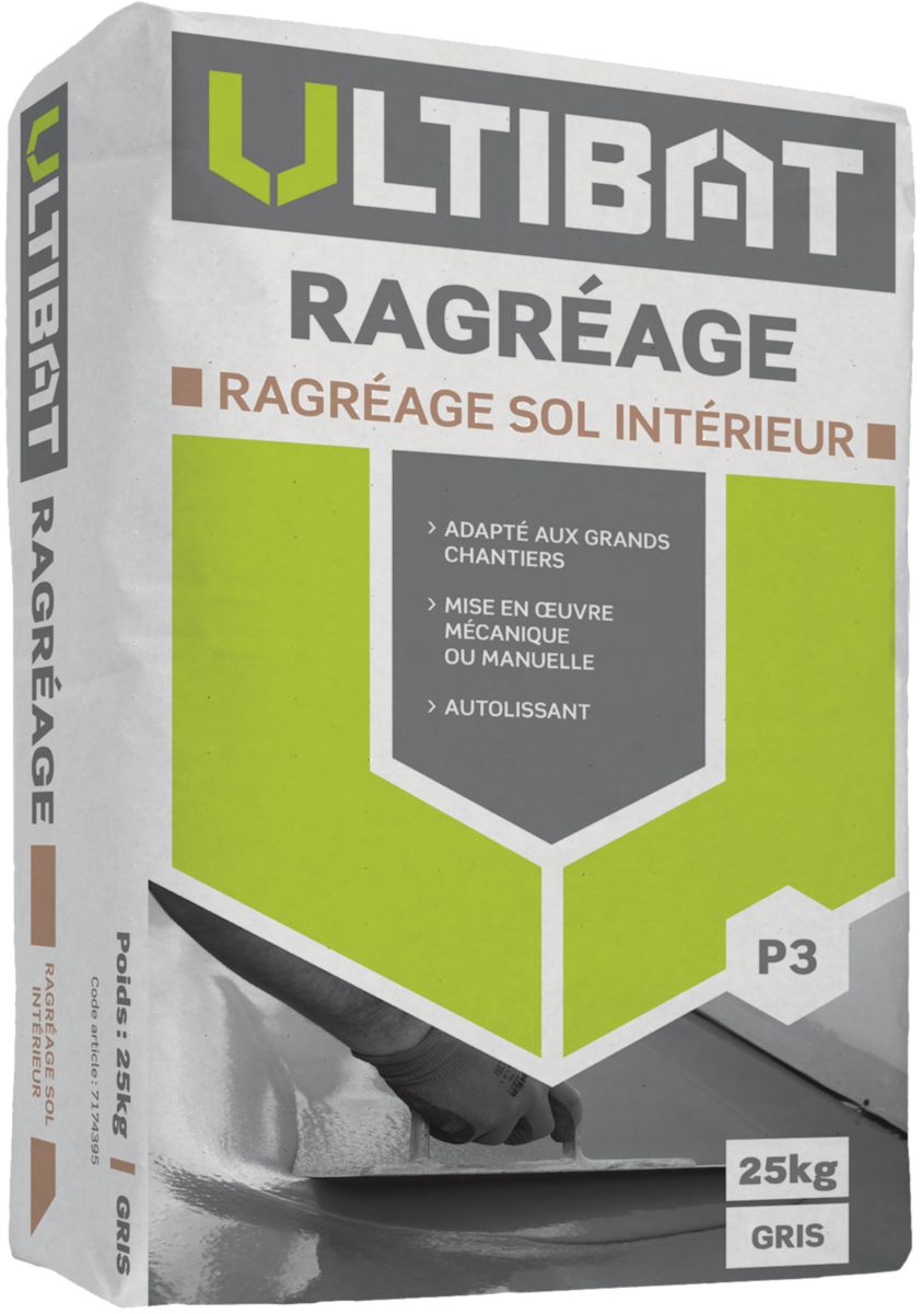 Ragréage sol autolissant P3 - 10kg