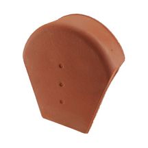 Fronton de rive verticale 35 XT - terre cuite rose charentais - 28x31x10 cm