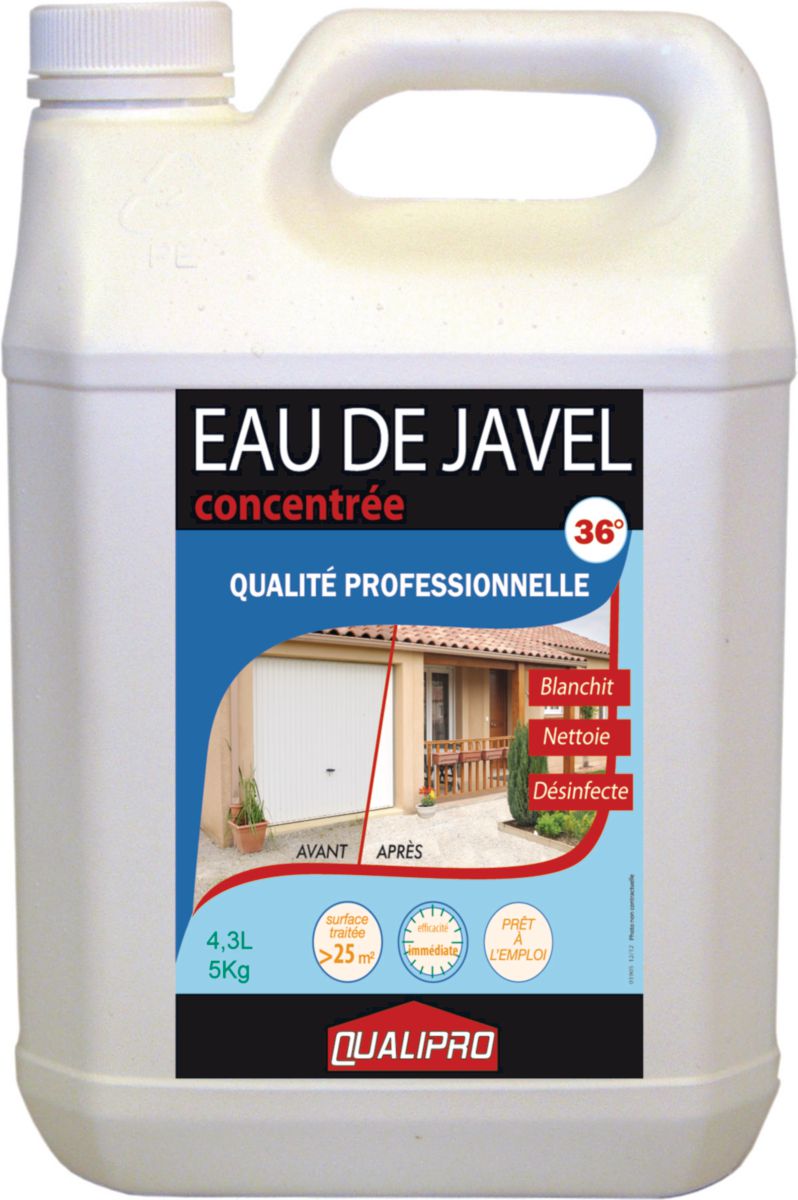 Eau de Javel 36° bidon de 5 l QUALIPRO