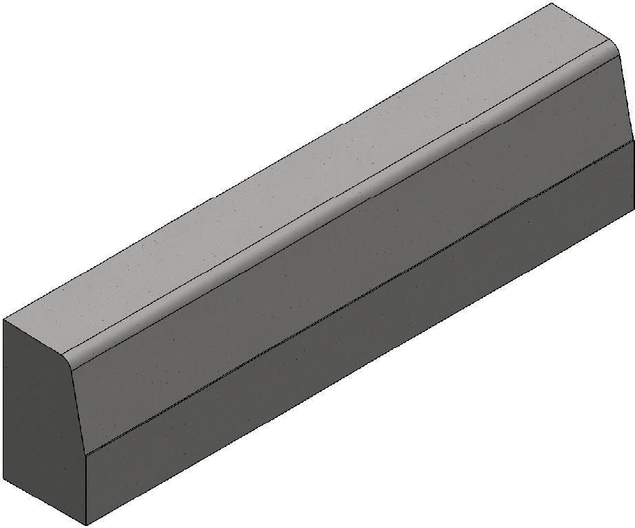 Bordure T2 Classe T Beton L 1 M Alkern