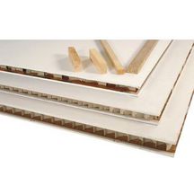 Clavette pour cloison alvéolaire Prégyfaylite - bois aggloméré - 29x50 mm - L. 20 cm