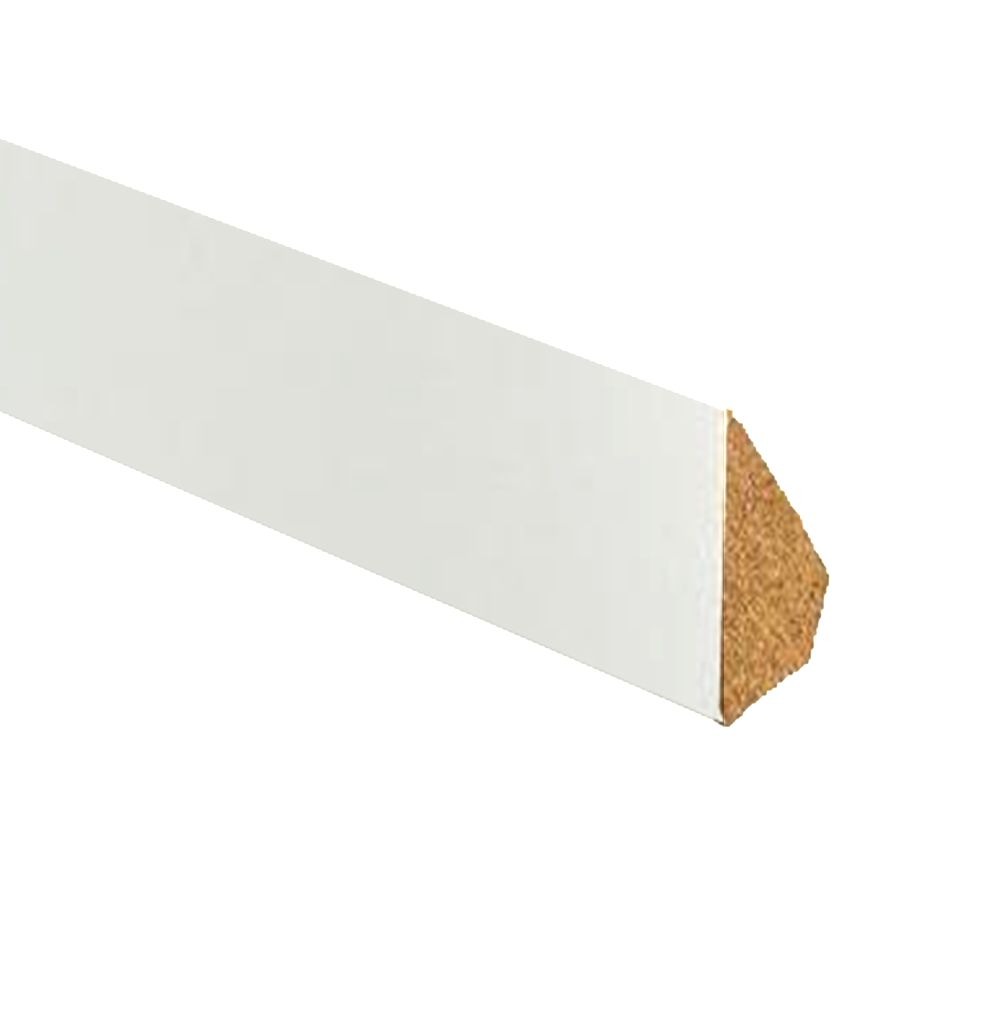 Moulure MDF blanc 12 x 17 x 2400 mm Réf. DEP-PLT-P-12X17X2400-YYY-BLAST