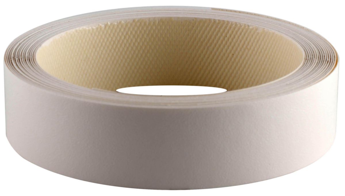 1 Rouleau Bande De Chant En Mélamine Blanche En Plastique
