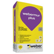 Mortier de ragréage webermur plus - sac de 25 kg