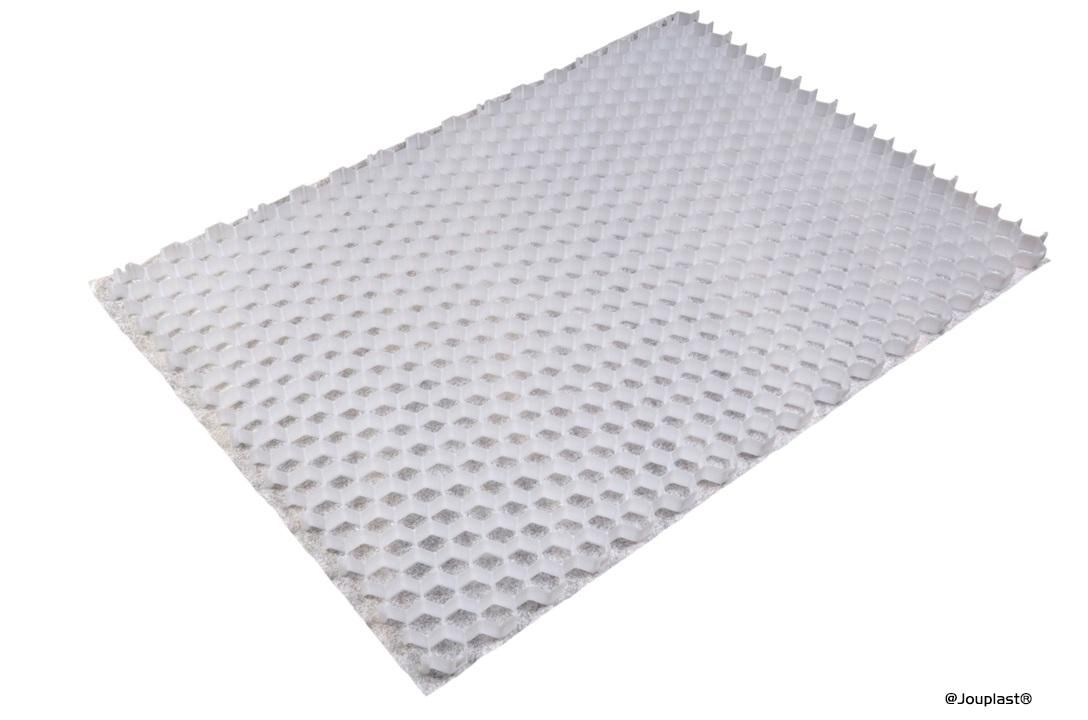 Plaque Stabilisatrice Pour Gravier Avec Géotextile Plaque stabilisatrice pour gravier Alveplac blanc 1150 x 790 x 30 mm