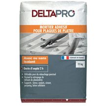 Mortier adhésif pour plaque de plâtre - sac de 25 kg