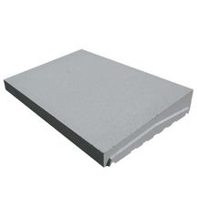 Chaperon de mur 1 pente Optipose - gris - 49x33x4/6,8 cm