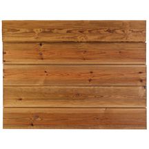 Lame terrasse bois pin rouge du Nord Preserve - 1 face striée double peigne - classe 4 bronze - 27x145 mm - L. 4,50 m