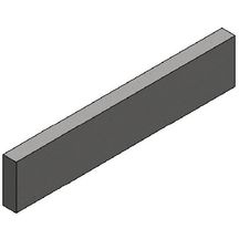 Bordure en béton type P3 classe T longueur 100cm gris Réf. 520121