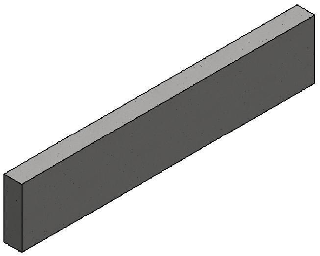 Bordure en béton type P3 classe T longueur 100cm gris Réf. 520121