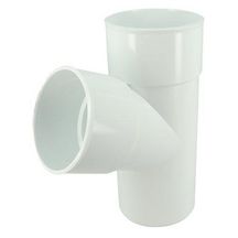 Culotte simple male/femelle 67'30 diamètre 100 mm - Blanc