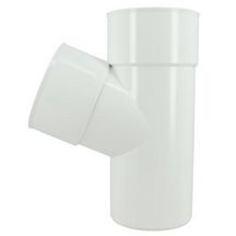 Culotte simple male/femelle 67'30 diamètre 100 mm - Blanc