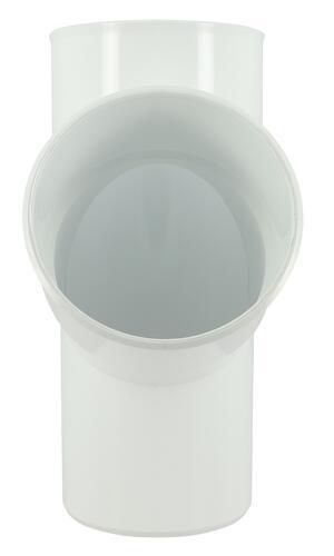 Culotte simple male/femelle 67'30 diamètre 100 mm - Blanc
