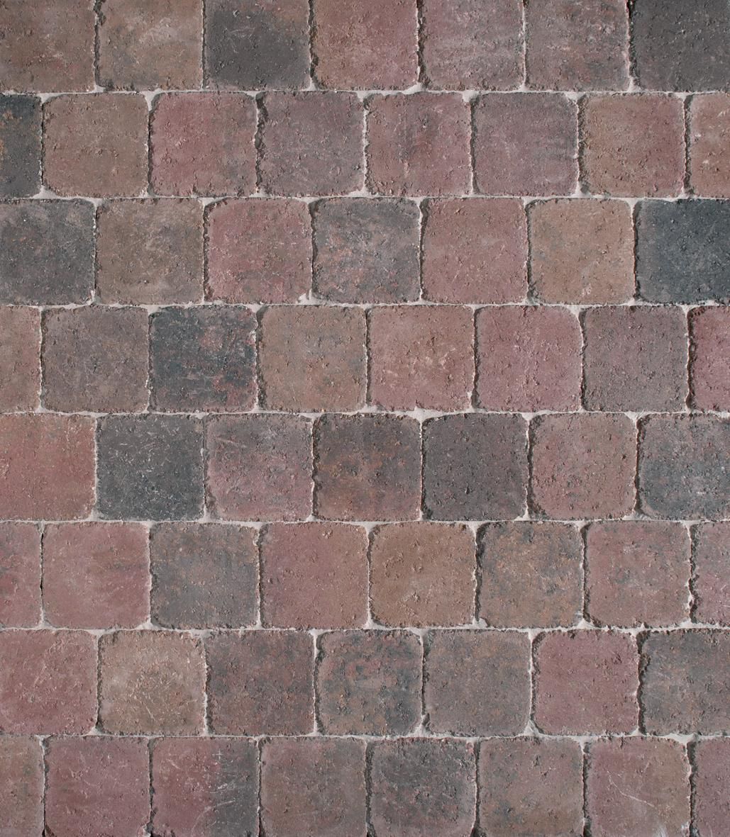 Pavé Newhedge vieilli avec écarteur 15 x 15 x 6 cm brick 239121 ALKERN