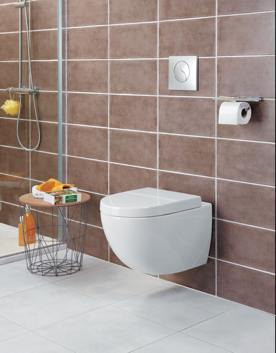Pack WC suspendu Alterna Daily O2 avec abattant frein de chute declipsable ALTERNA