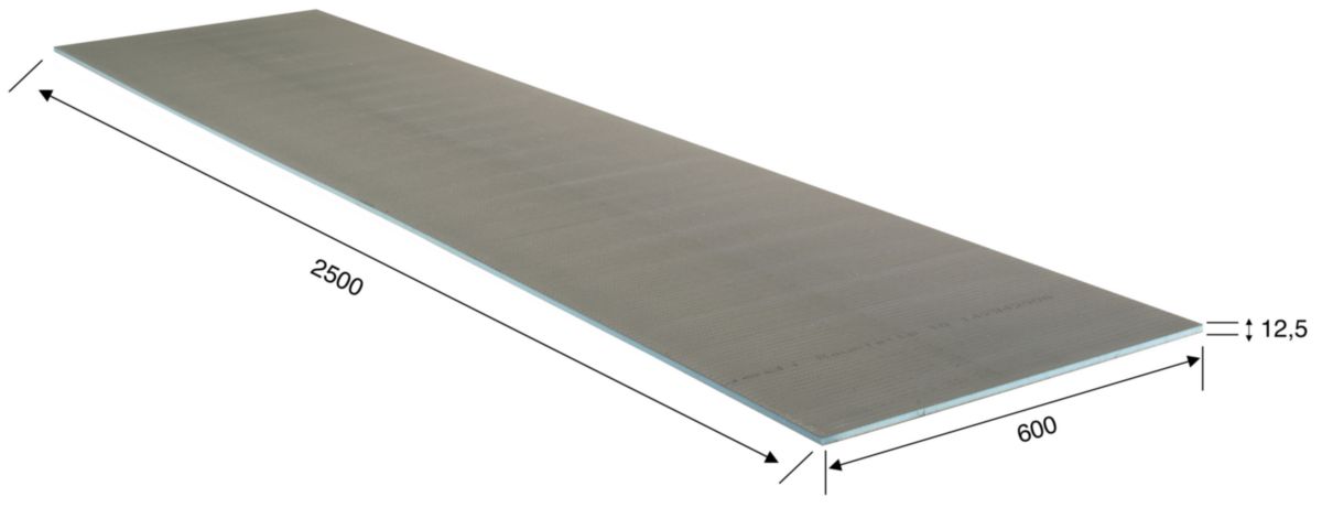 Panneau de construction WEDI 1250x600x6 mm Réf. 010000006