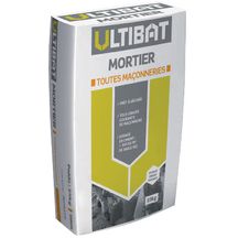 Mortier toutes maçonneries Ultibat M20 sac de 25kg