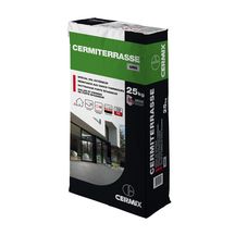 Mortier-colle spécial sol extérieur Cermiterrasse - gris - sac de 25 kg