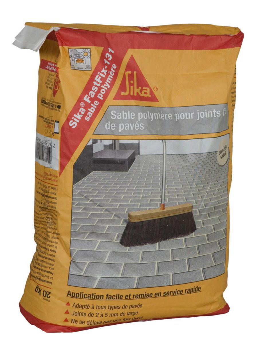 Mortier de jointement pour pavés Sika Fastfix 131 - sac de 20 kg