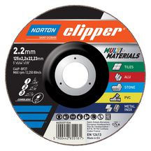 Disque à tronçonner 6 en 1 - Ø 125 mm - Ø alésage 22,2 mm - ép. 2,2 mm