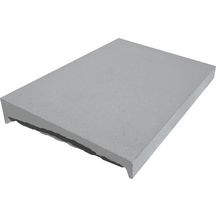 Chaperon de mur 1 pente Optipose - gris - 49x33x4/6,8 cm