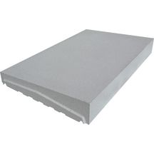 Chaperon de mur 1 pente Optipose - gris - 49x33x4/6,8 cm
