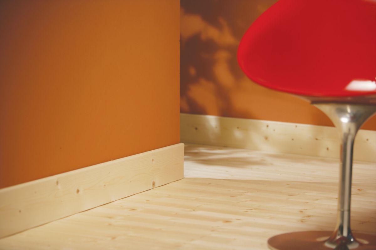 Plancher sapin blanc du nord choix A/B jointif bord droit 21x90x4500  mm