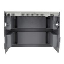 Courette anglaise à grille COUR7G - PVC gris - 260x135x200 mm