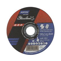 Disque à tronçonner pour métaux Starline inox - Ø 125 mm - Ø alésage 22,23 mm - ép. 1,6 mm